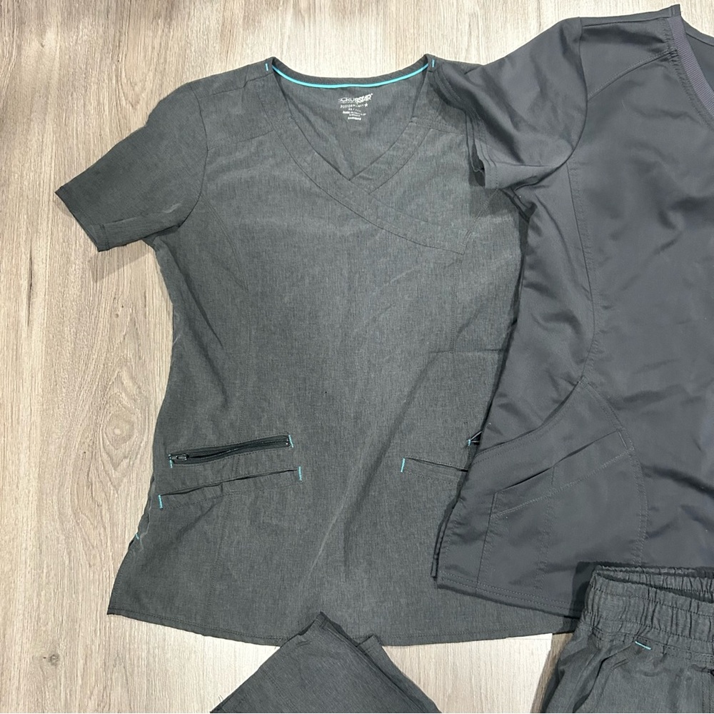 Scrubstar Charcoal Grey Scrub Set O25 - Picture 6 of 8